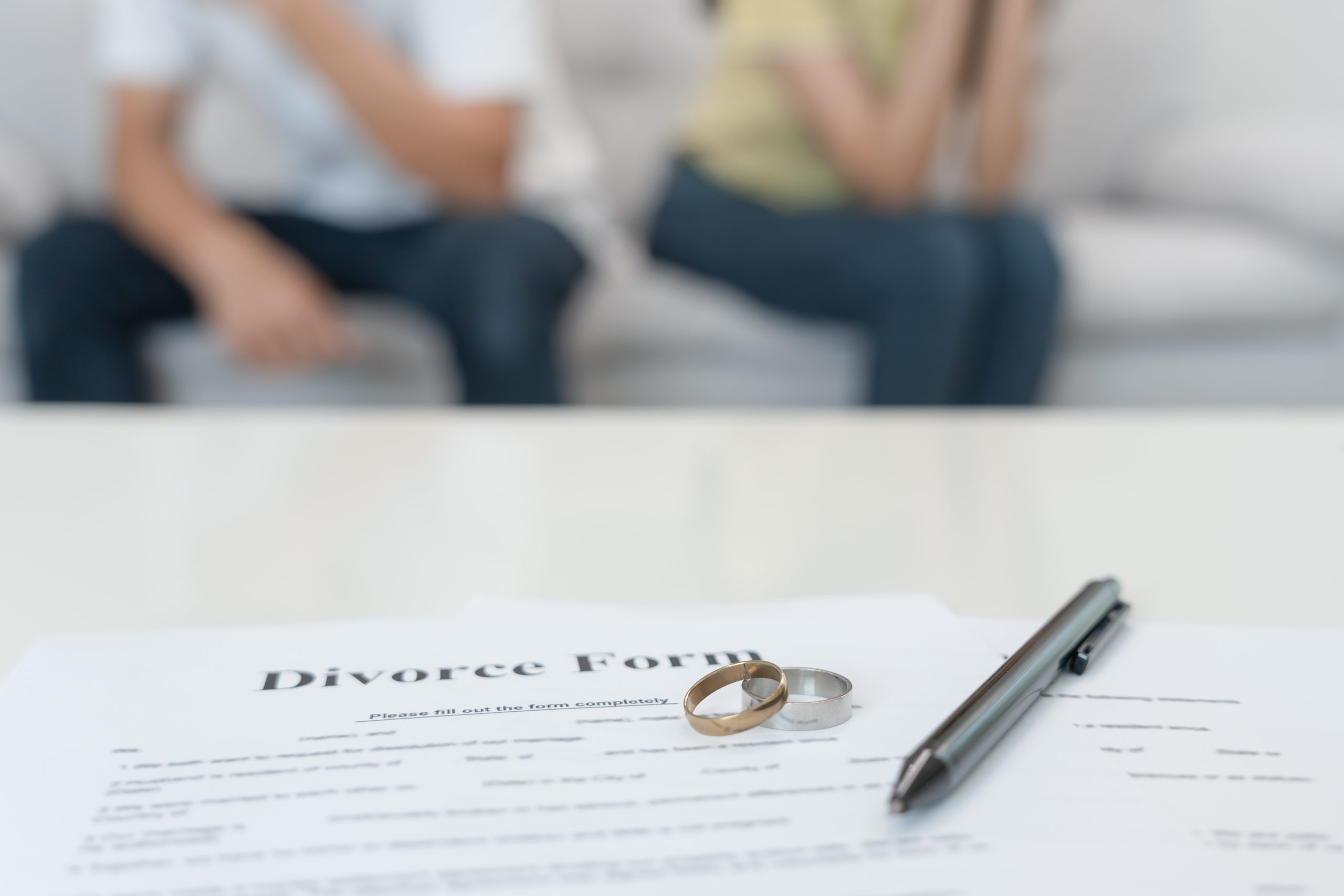Quarrel, Divorce. husband and wife remove married ring. Couples desperate and disappoint after marriage. Divorce document, upset and frustrated after conflict. distrust, love problems, betrayals